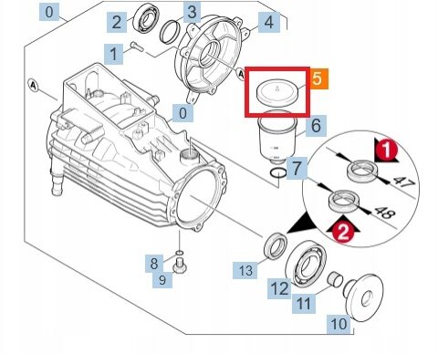 Pokrywa zbiornika oleju do myjek KARCHER z serii HDS 5.064-459.0 ORYGINAŁ