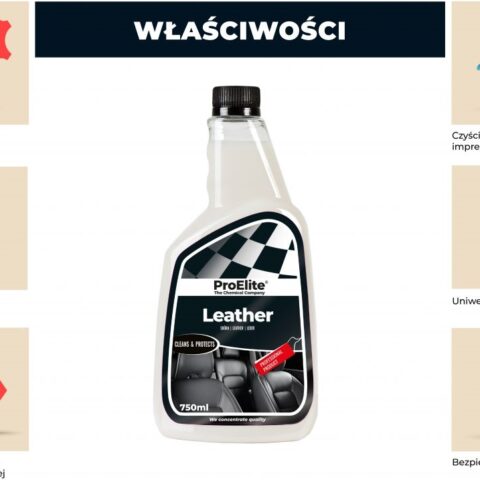 PROELITE Leather 750ml do czyszczenie skóry