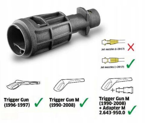 5074c55c173f66d9854ae9b02cab0fcf.jpg Adapter do pistoletów KARCHER adapter lancy dyszy stare i nowe 2.643-950.0