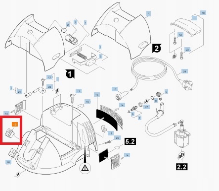 Włącznik do odkurzacza KARCHER SE 5.100 SE 3001 ORYGINAŁ