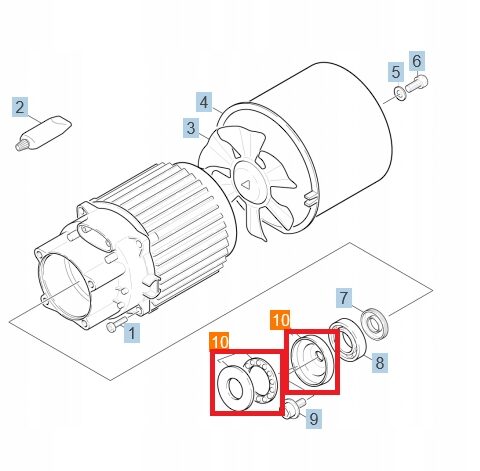 Tarcza zataczająca do myjek KARCHER K 3 K 4 9.001-300.0