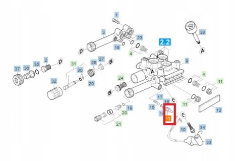 966101d275e976ec8ddbfa573ee4bd9a.jpg Złączka środka chemicznego, zaworek chemii do myjek KARCHER z serii HD HDS