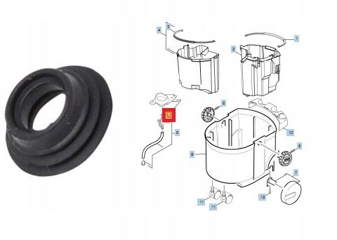 b79fde963b4ccf9a4a794c2ffc87e2e6.jpg Uszczelka wiadra do odkurzacza KARCHER SE 5.100 3001 2001 6.959-482.0