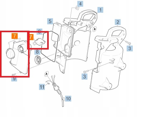 Włącznik wyłącznik kompletny do myjek KARCHER K 7.20MX K 720 MXS K 7.21 MX