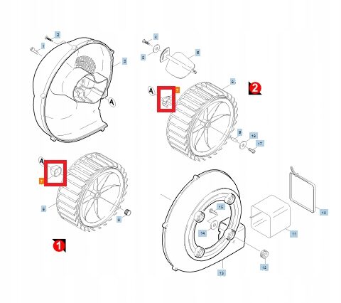 Sprzęgło wentylatora pompy paliwa do myjek KARCHER HDS 5.471-060.0