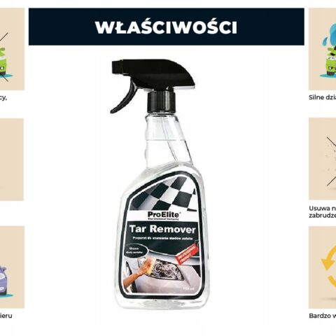 f556ea3887a49a4e801fb0f7648ccd0a.jpg płyn do usuwania plam i zabrudzeń z lakieru ProElite TAR REMOVER 750ml