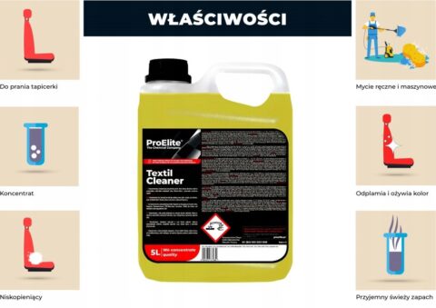 PROELITE Textil Cleaner 5L pranie tapicerki